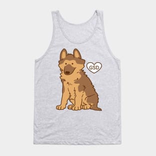 German Shepherd Puppy Tank Top